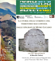 La Storia degli Uomini e del Territorio raccontata dalle Epigrafi di Muro Lucano